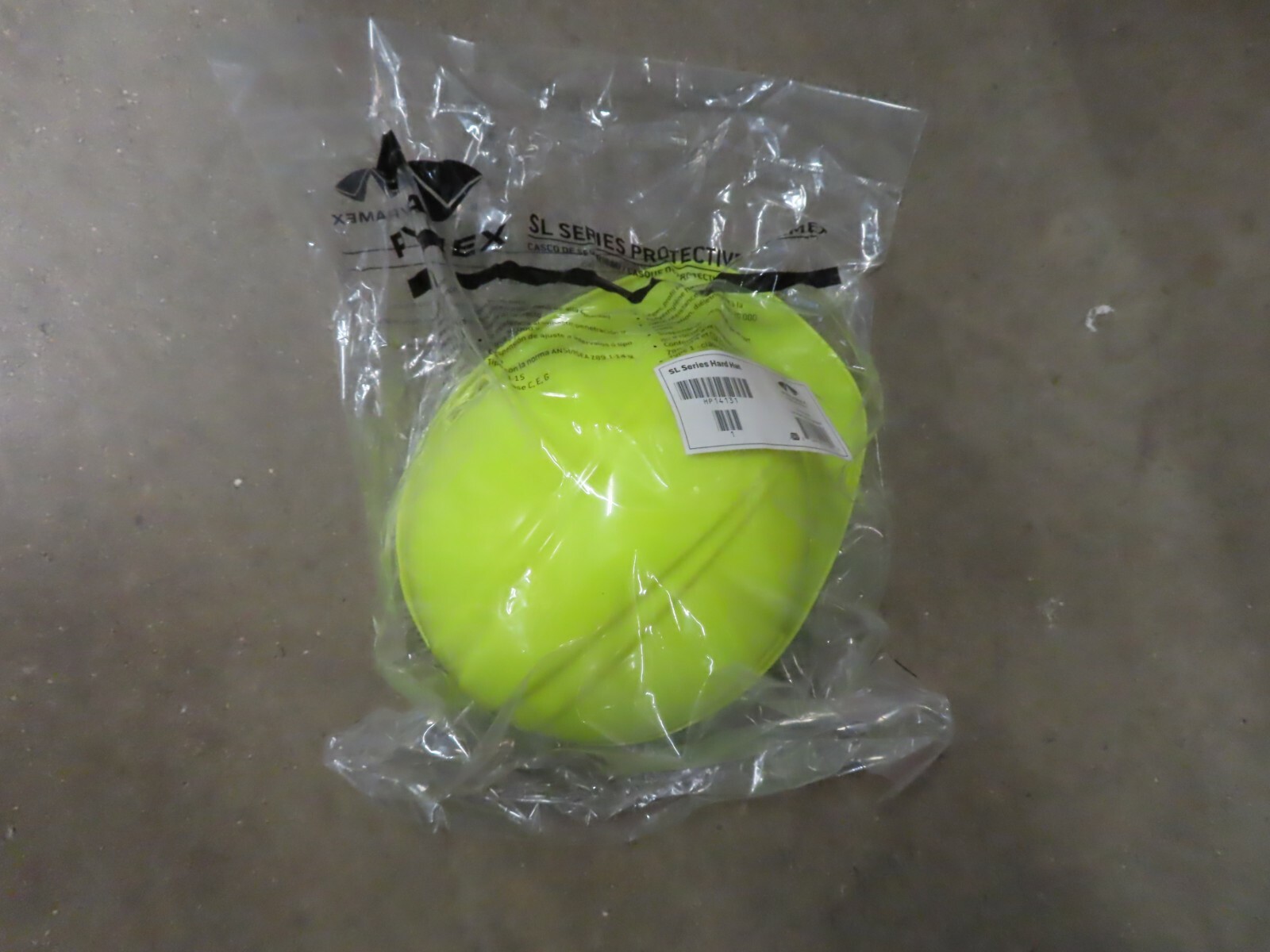 Pyramex Products HP14131 SL Series 4 Pt. Ratchet Suspension Hard Hat Hi Vis Lime