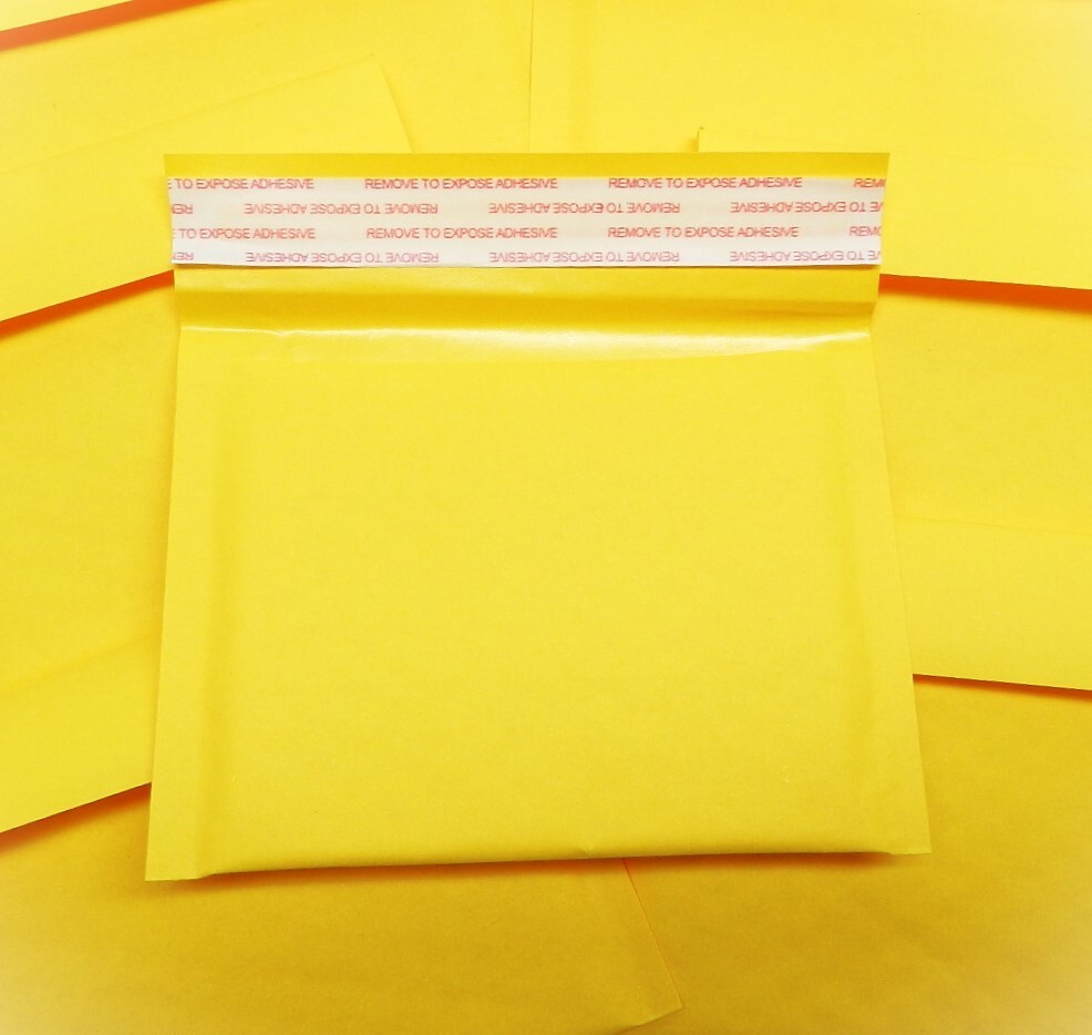 Size #00000 Bubble Mailers Kraft 5″Wide x 4″ Height Mini Size Self Seal 12 Pc