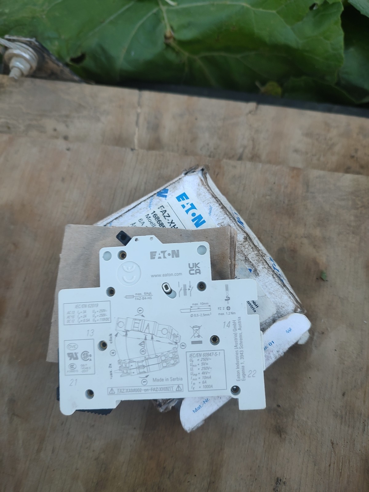6 ampAuxillary Switch/ contact