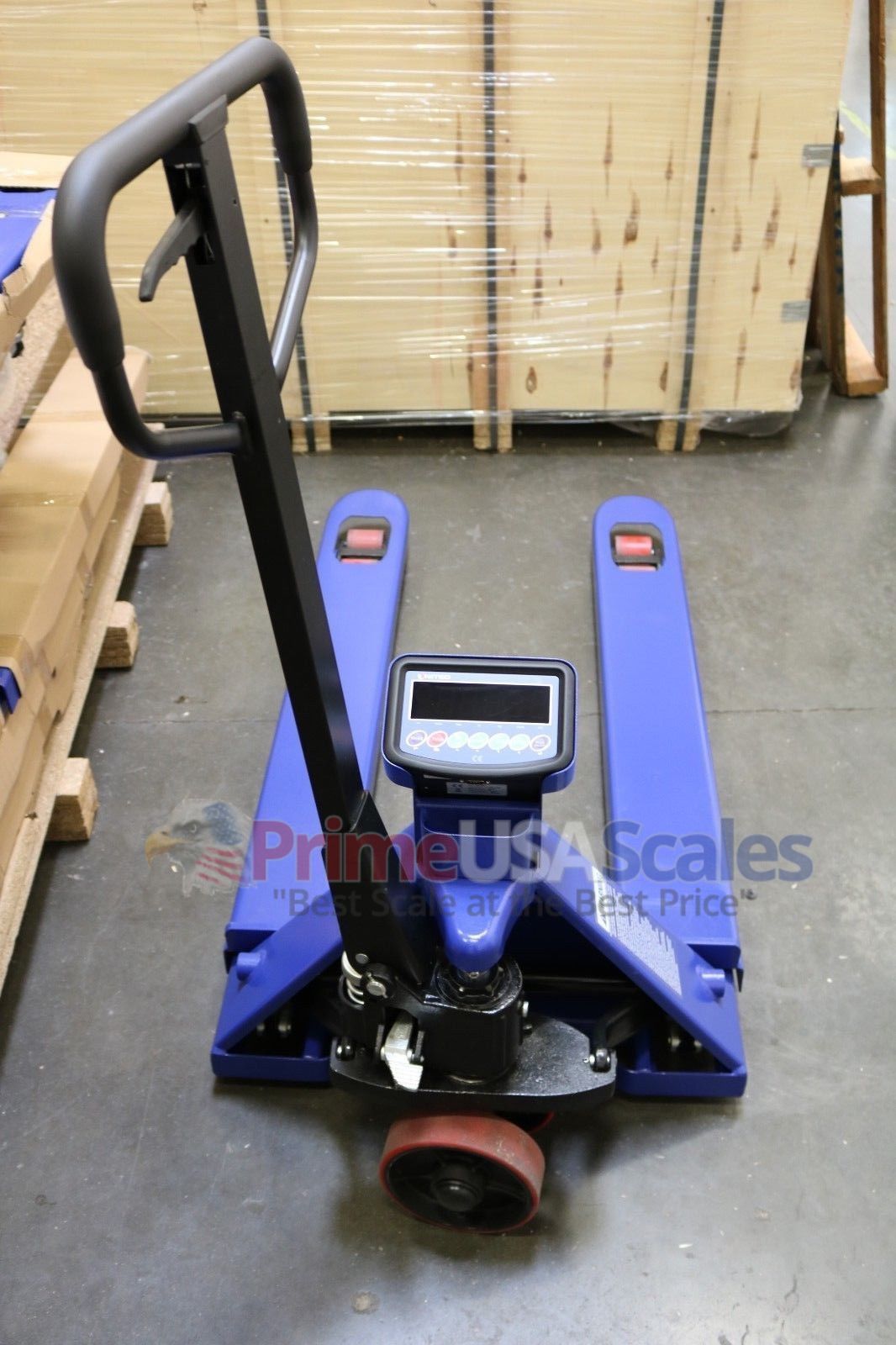 5 Year Warranty Pallet Jack Scale with Built-in Scale 3,500 x 1 lb Capacity