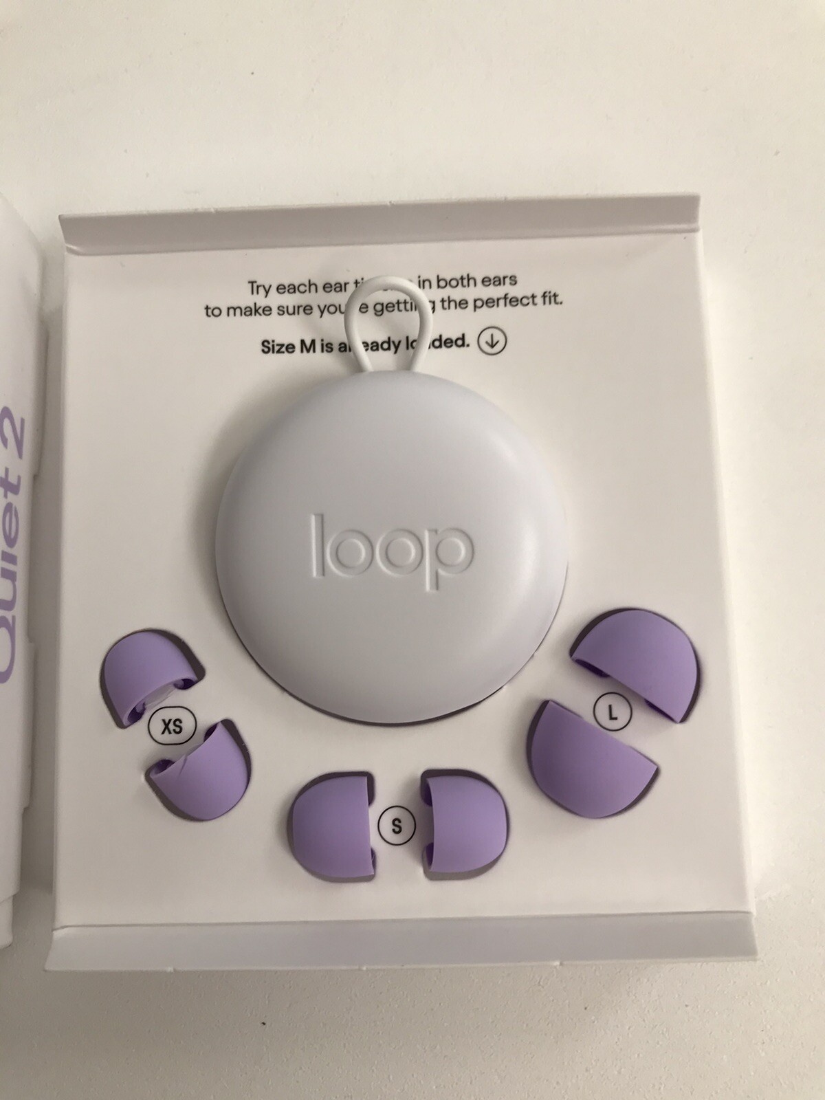 Loop Quiet2 Ear Plugs Noise Reduction Super Soft, Reusable 24 dB Violet