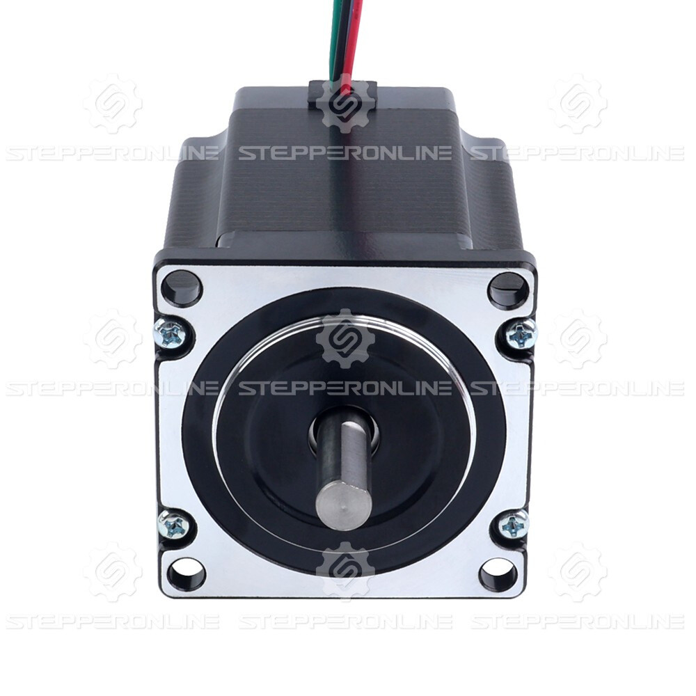 STEPPERONLINE Nema 23 Stepper Motor 1.9Nm(269oz.in) 2.8A 76.5mm Φ8mm Shaft CNC