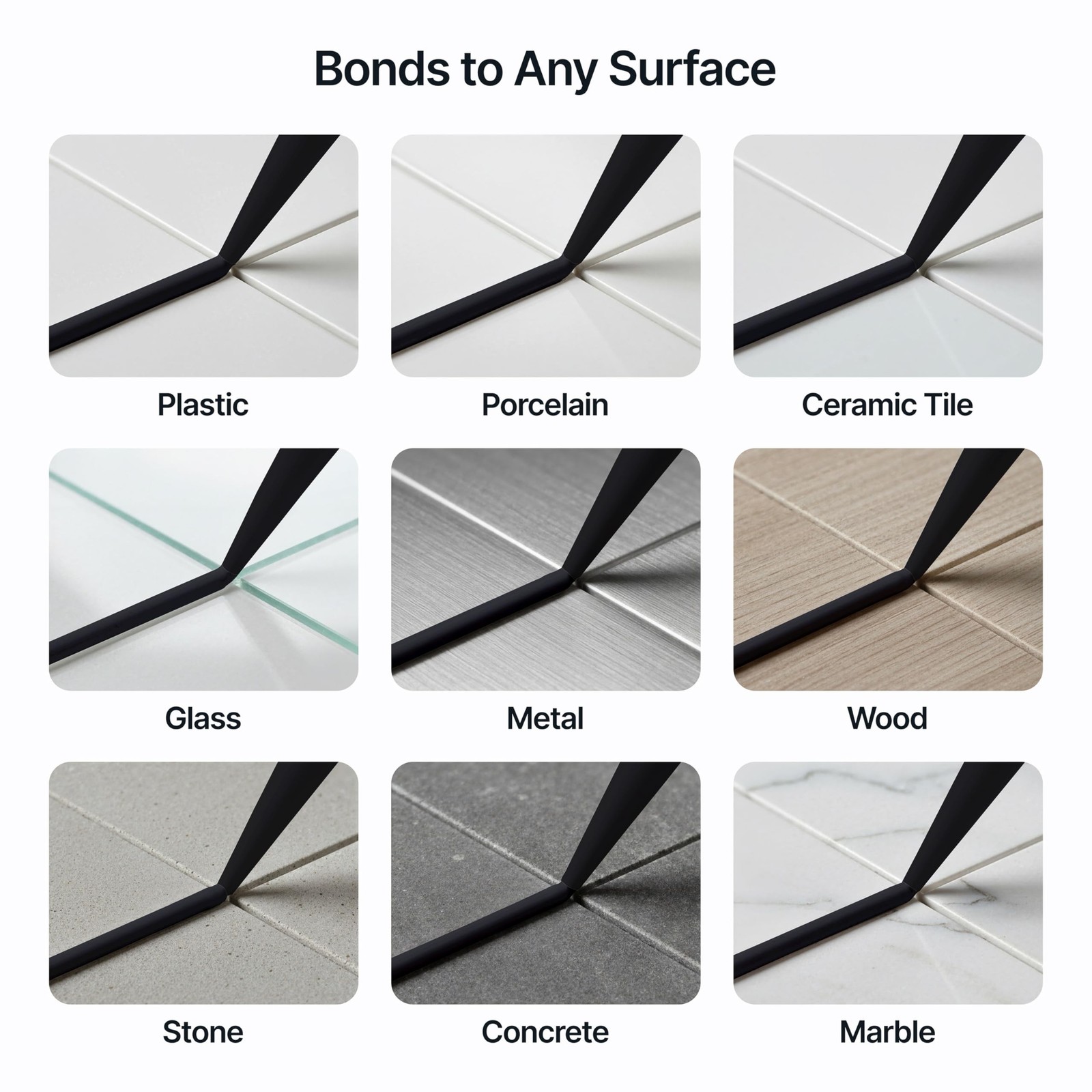 Jet Black Construction Sealant & Adhesive All-in-One Hybrid Polymer | Superio…
