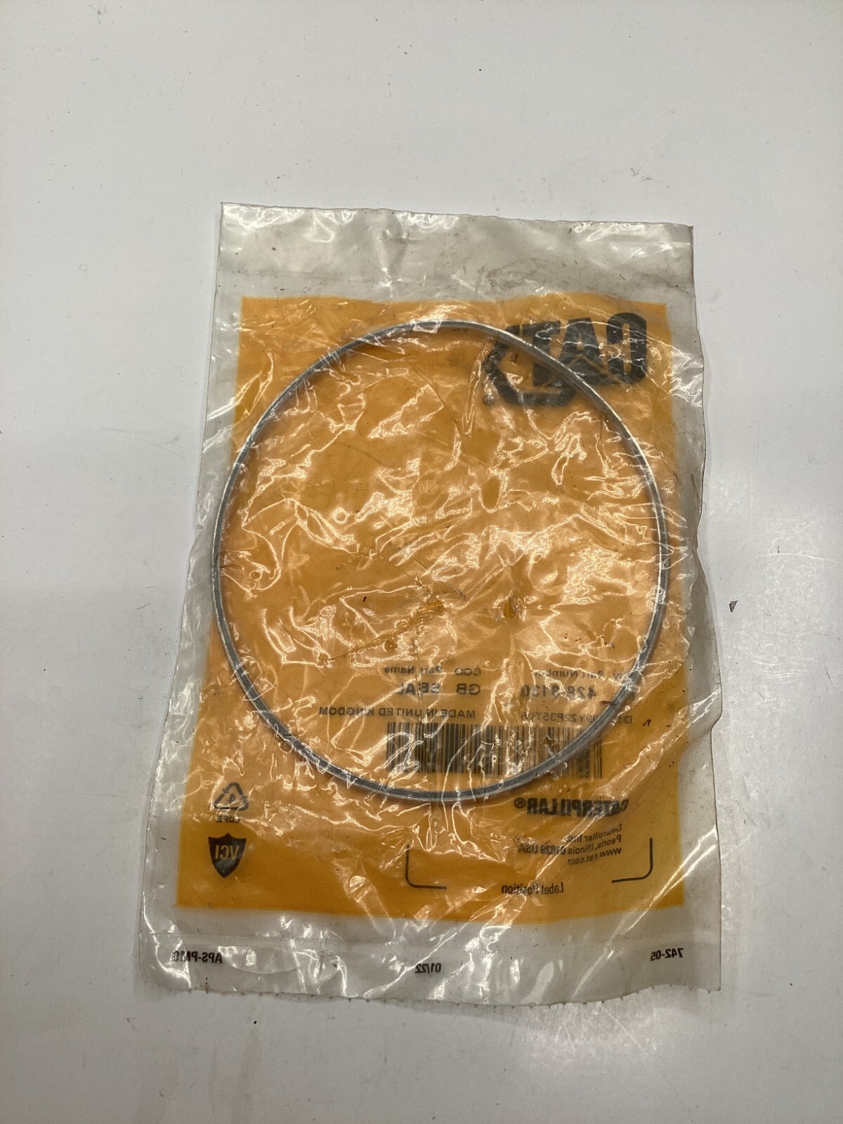 OEM Caterpillar 428-9130: 118.50MM MAXIMUM INNER DIAMETER GASKET SEAL