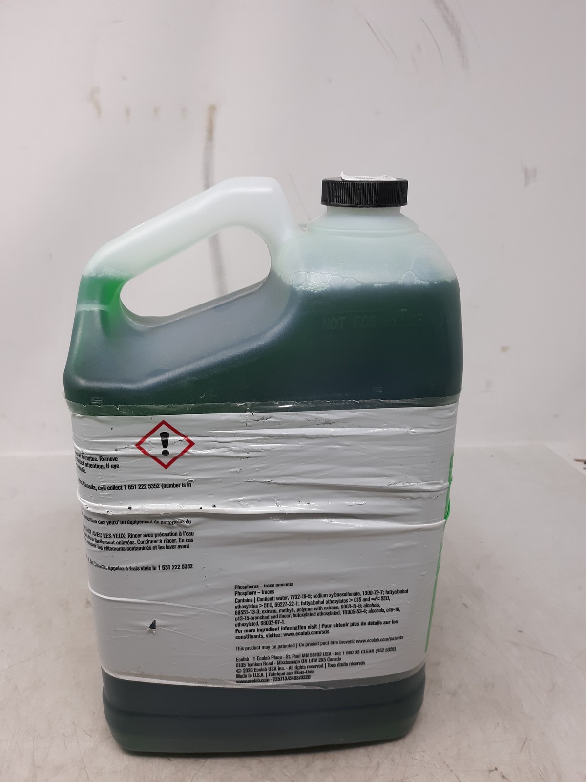 Ecolab Fast Drying Rinse Additive, 5Qt