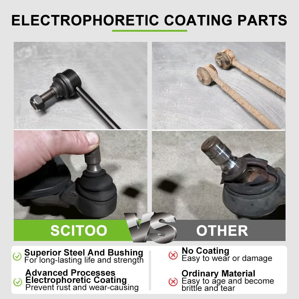 8pcs Front Suspension Kit Inner Outer Tie Rods Upper Lower Ball Joints 2003-2005