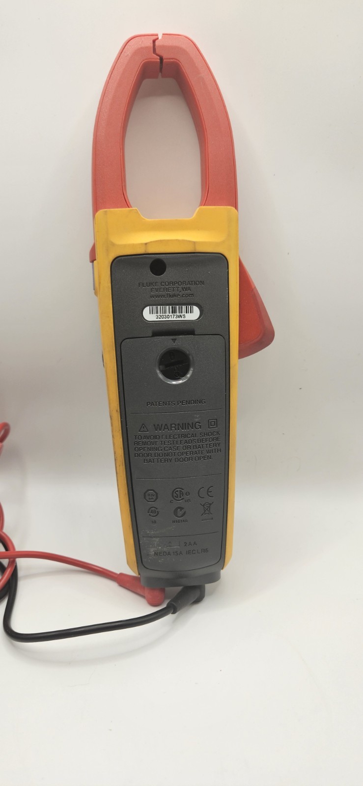 Used / Works Fluke 375 True RMS AC/DC Clamp Meter with i2500-18 iFlex Flex Cable