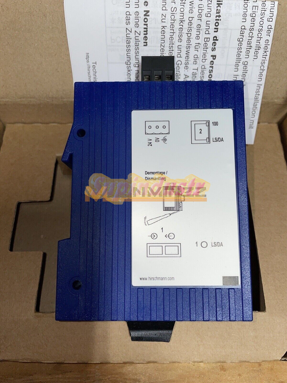 New ONE HIRSCHMANN Hester switch SPIDER 1TX/1FX 943 890-001
