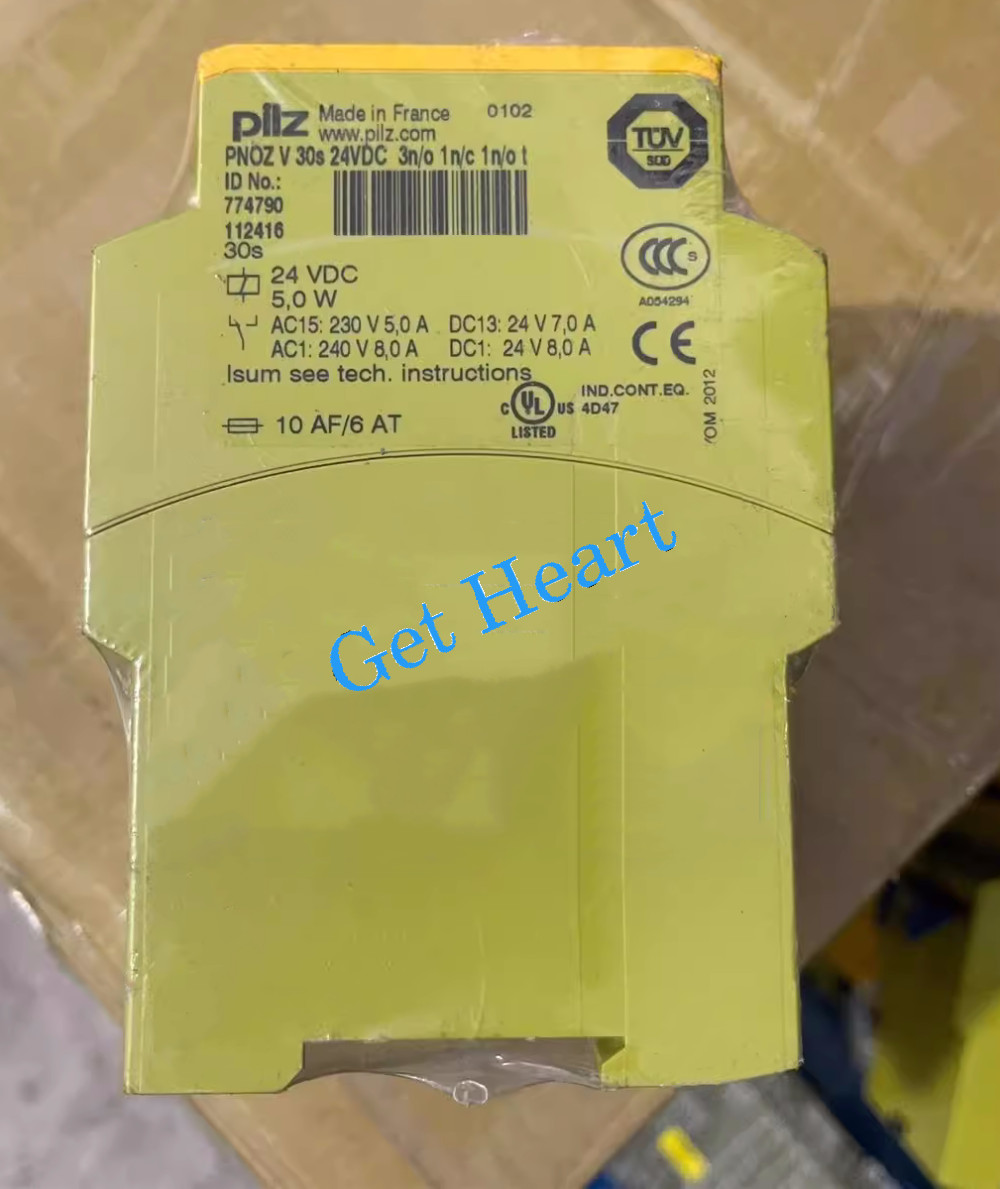 Pilz 774790 PNOZ V 30s 24VDC 3n/o 1n/c 1n/o t safety relay FedEx or DHL or UPS