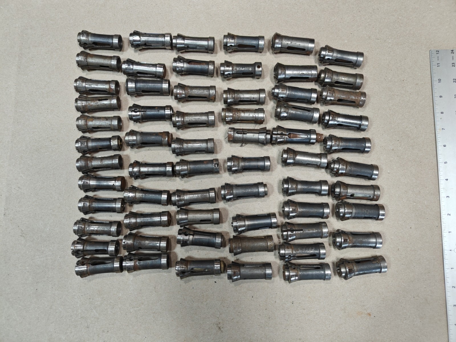 Lot Of 65, CNC Lathe Hardinge Nose Hex Collets Screw Machine Tools 🇺🇲