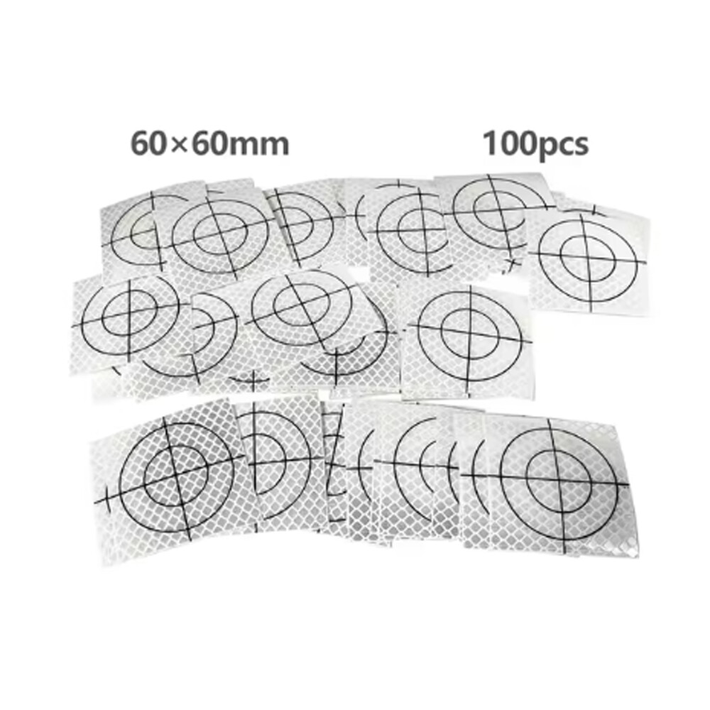 100pcs Reflector Sheet 60 x 60 mm ( 60×60 ) Reflective tape target total station