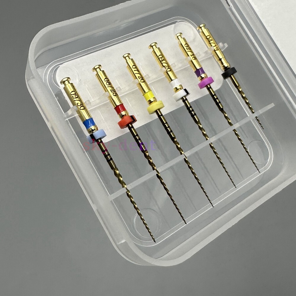 6pcs/Box Dental Endo Rotary Files SX-F3 NITI Root Canal Safe Files 21/25/28/31mm