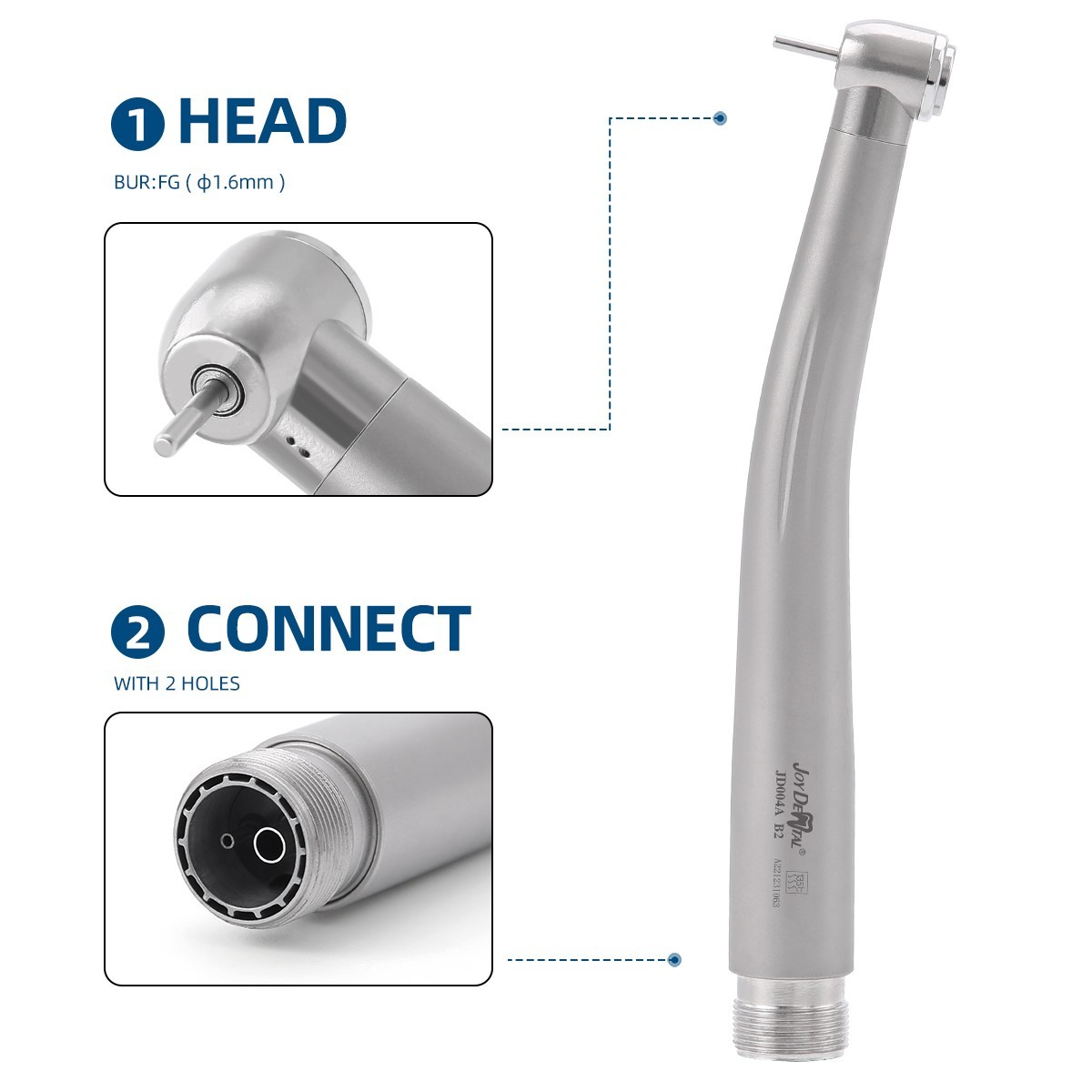 Dental Turbine High and Low Speed Handpiece Kit 2 Hole Set
