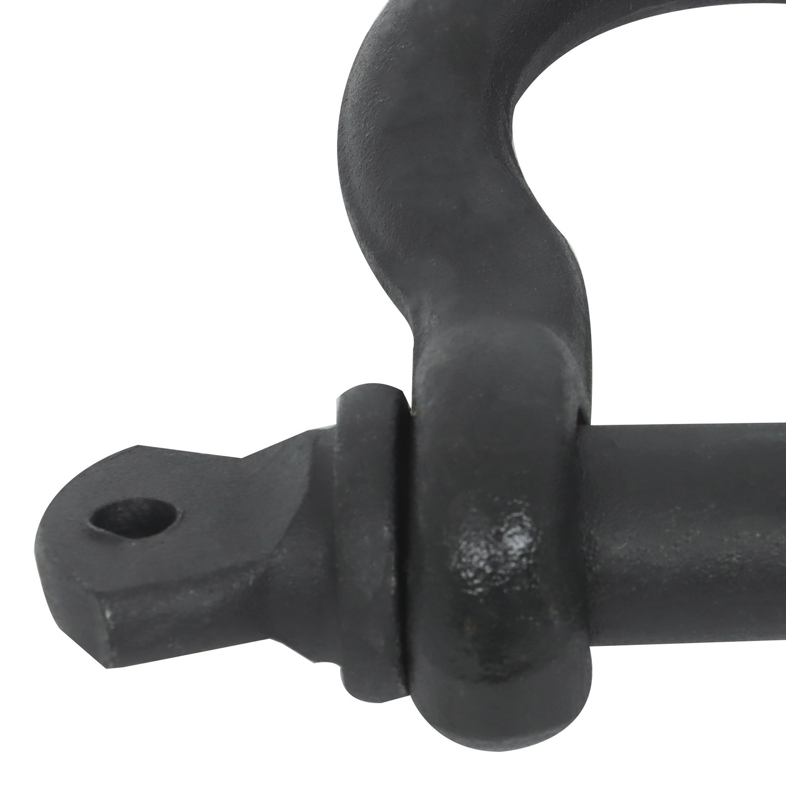 4 Pack 3/4 Inch Bow-Shaped D Ring Shackles 4.75t/10471lbs Working Load Black