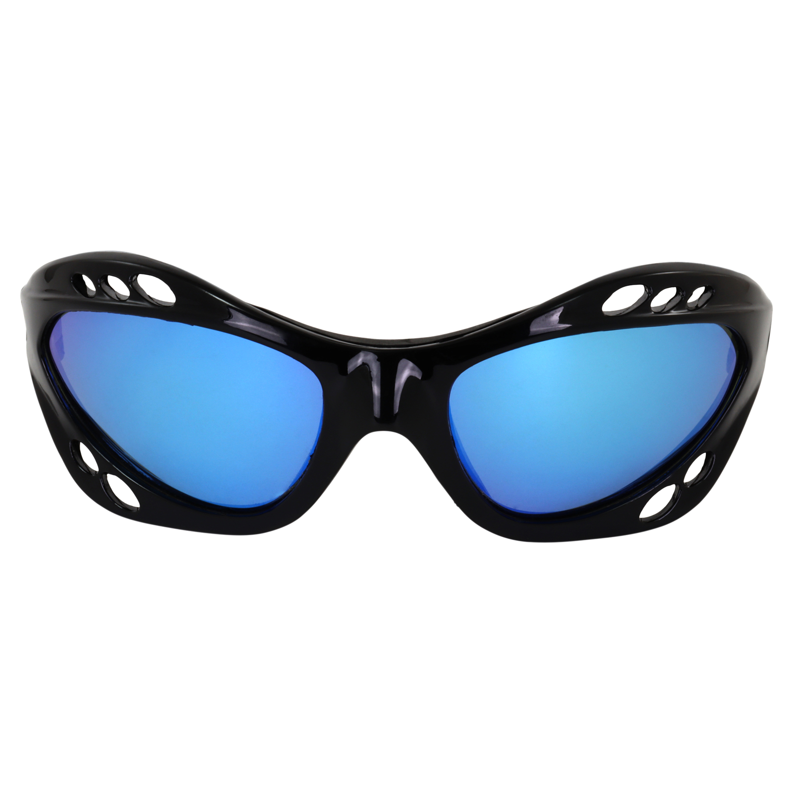 Birdz Floating Polarized Sunglasses Built in Strap Polarized Green Mirror Lens
