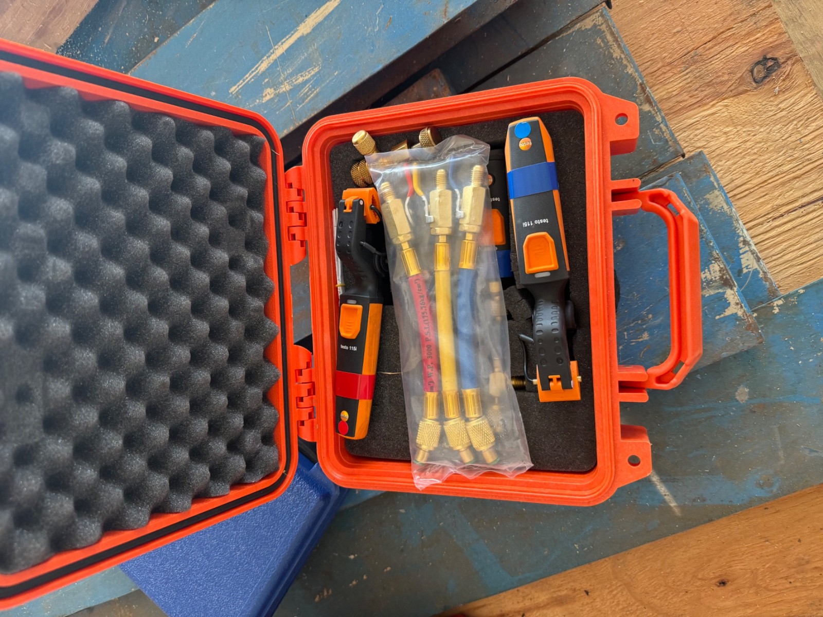 Testo Smart Probes HVAC Refrigeration Test Kit 115i & 549i Bluetooth 0563 000210
