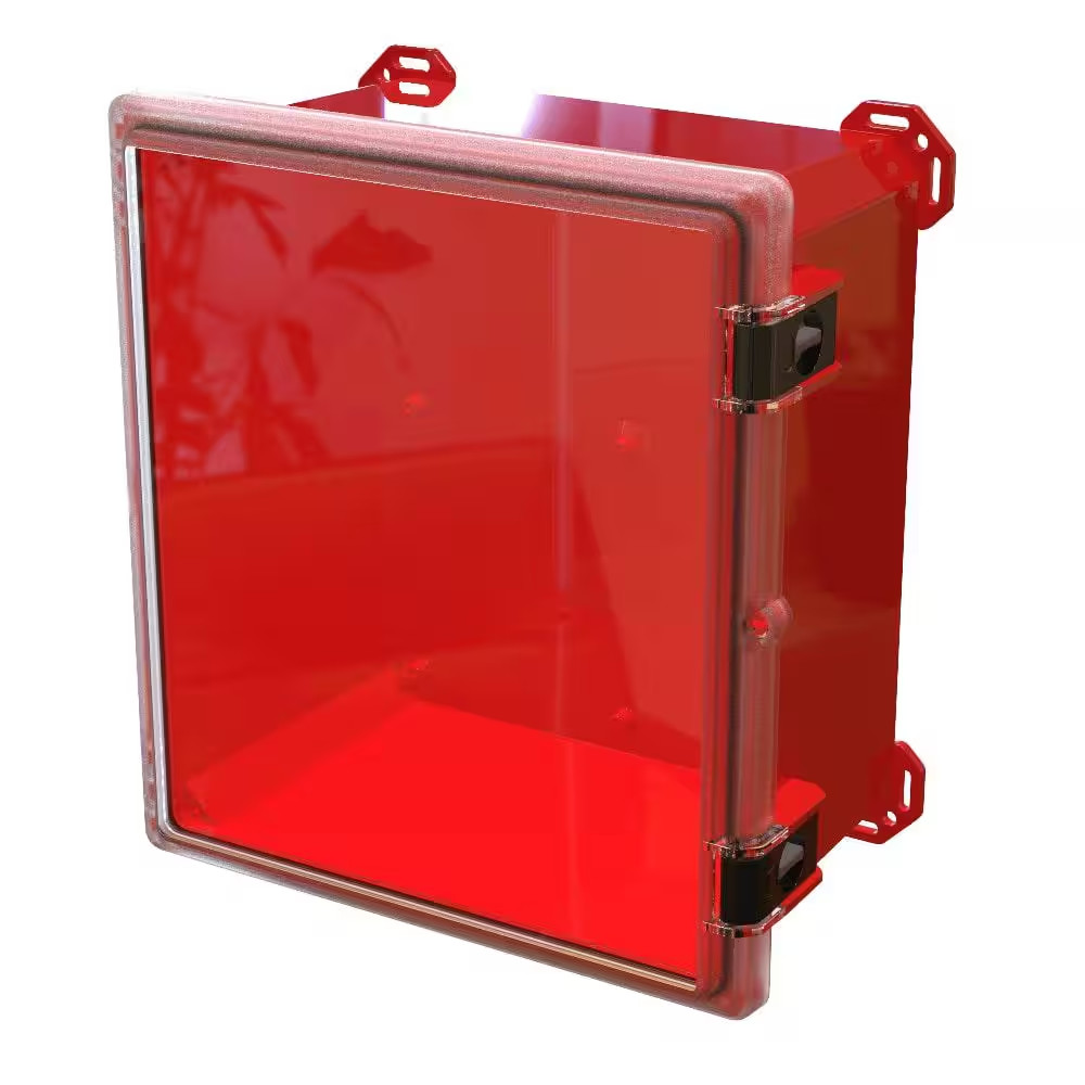17.8 In. L X 16.3 In. W X 9.3 In. H Polycarbonate Clear Hinged Latch Top Cabinet