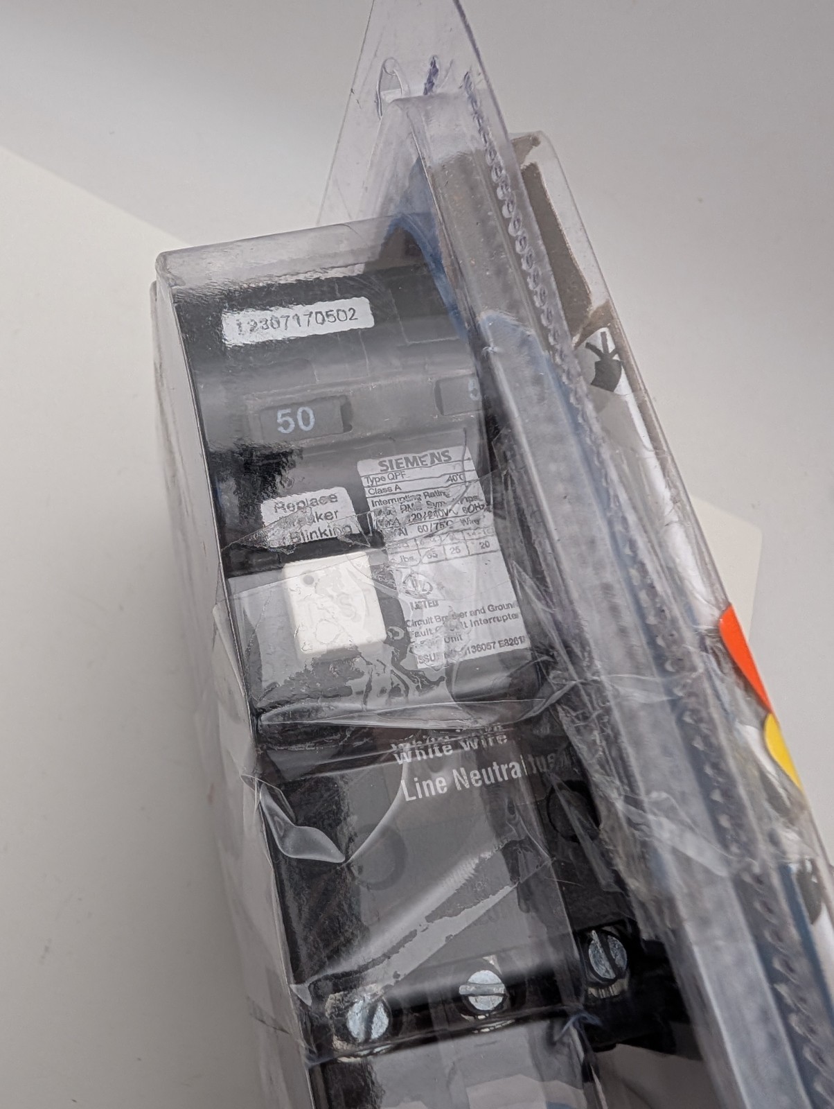 Siemens QF250AP 50 Amp Two Pole Circuit Breaker (Open Box, Tested)
