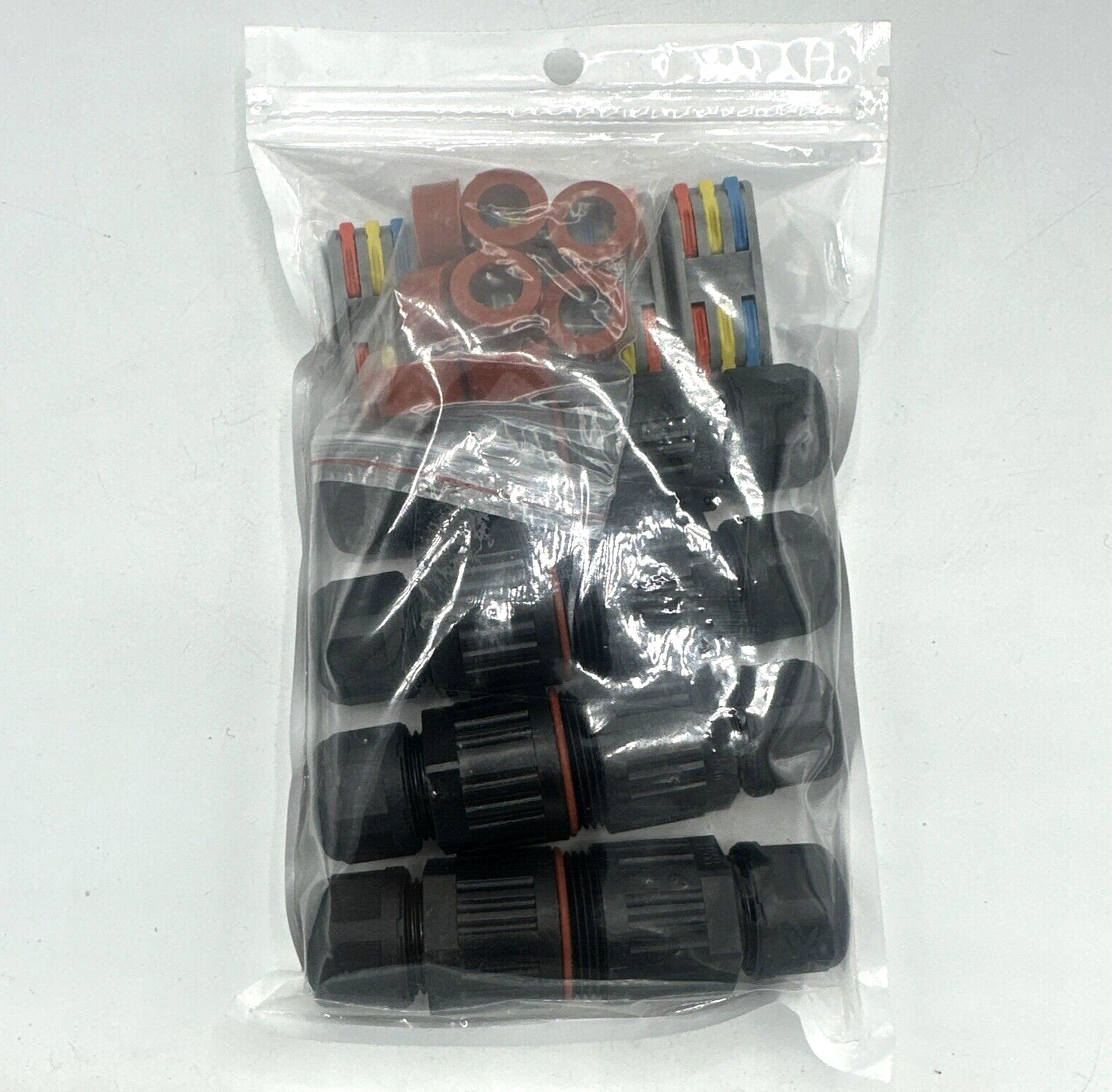Outdoor Electrical Cable 3-Pin Wire Connector IP68 Waterproof Junction 3-Pole