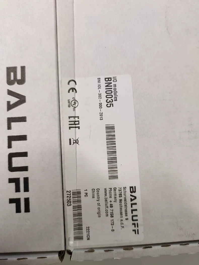 One Brand New BALLUFF BNI0035 BNI IOL-302-000-Z013 IO-Link Sensor DHL delivery