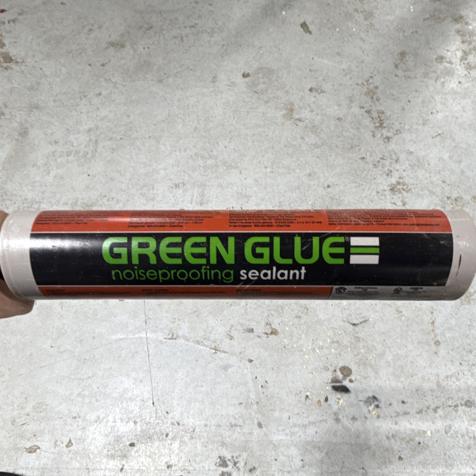 Green Glue Noiseproofing Sealant Caulk Cartridge, Noiseproofing Sealant Type