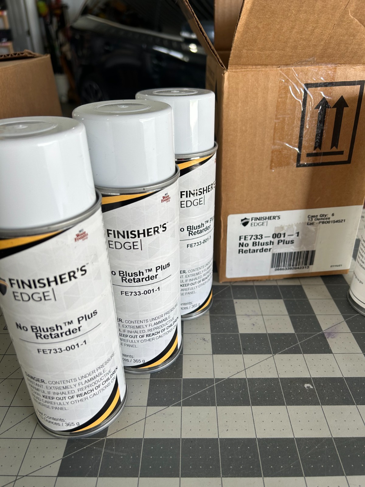NOS 6-PACK LOT Finisher’s Edge Mohawk No Blush Retarder Spray Aerosol Can 13 oz