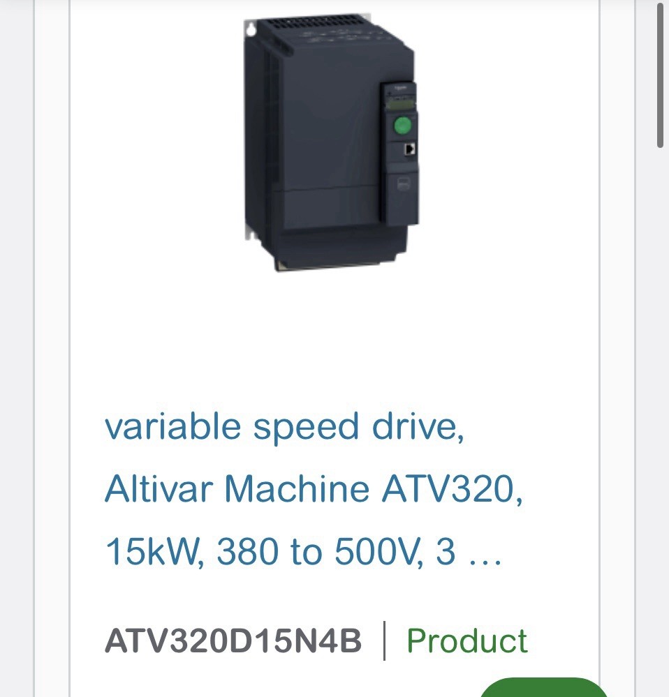 Schneider Electric Altivar ATV320 Drive 15kW 3-Phase ATV320D15N4B