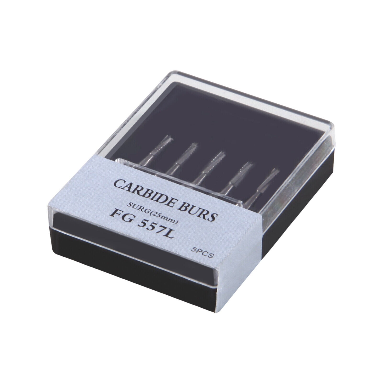 Dental Long Surgical Burs FG #557L 25mm Shank Tungsten Carbide Midwest USA