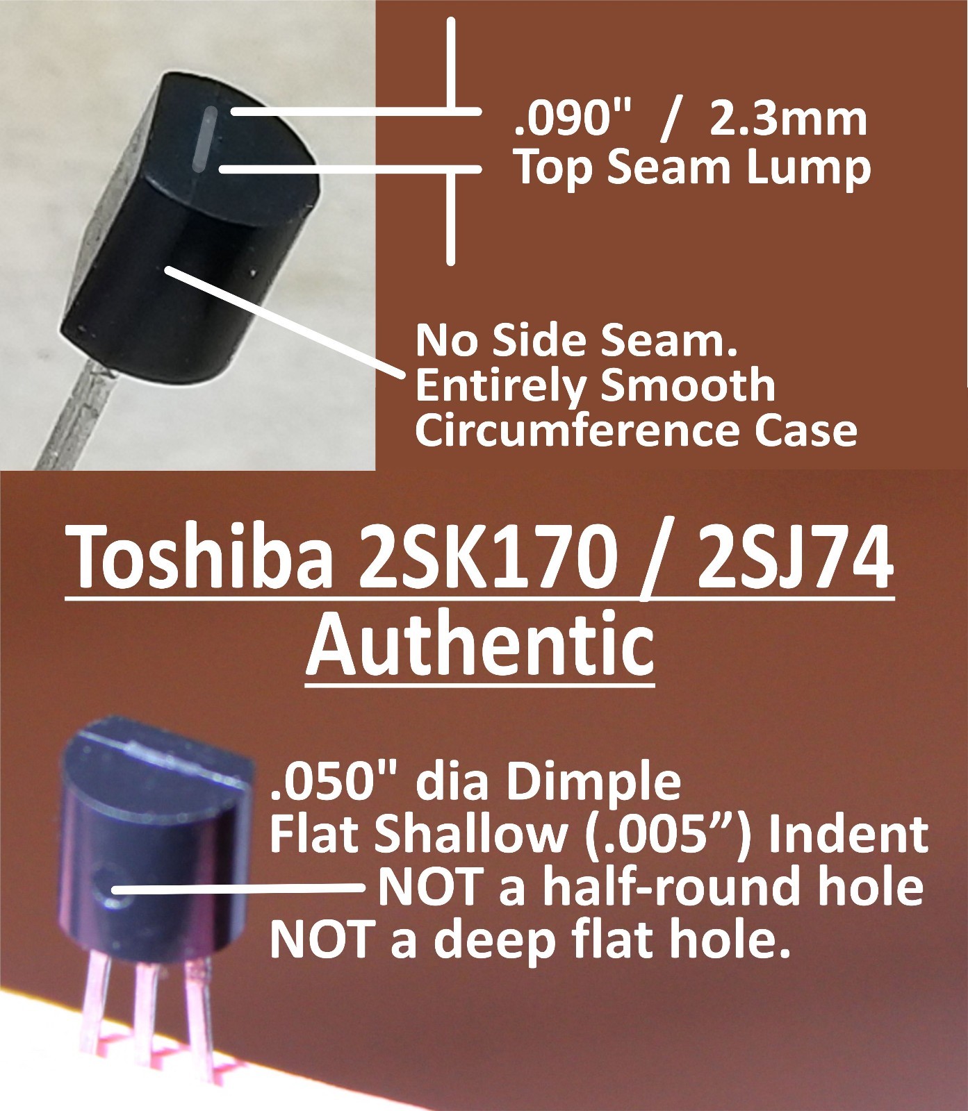 Toshiba 2SJ74 + 2SK170 LAB MATCH OCTET to 0.03mA / 4mV (9.6-11.0mA range «BL»)