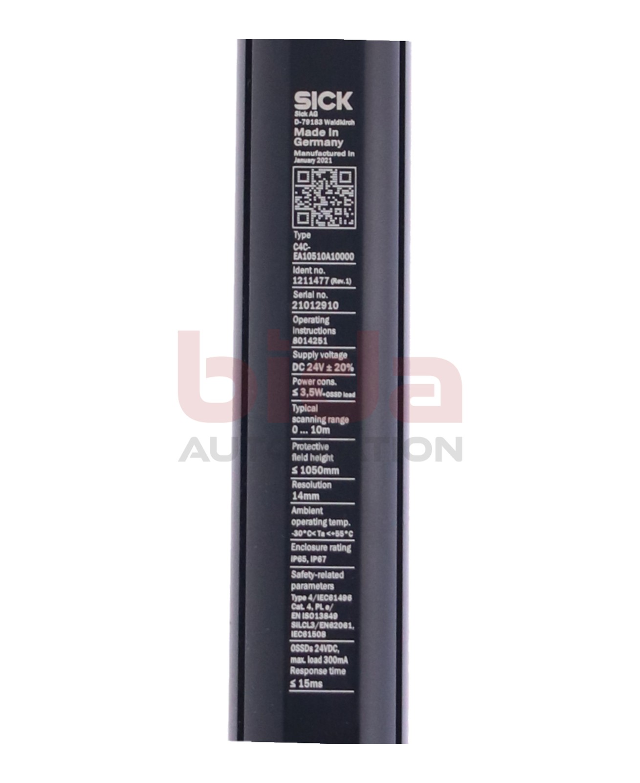 Sick (1211477) C4C-EA10510A10000 safety light curtain/safety light curtain