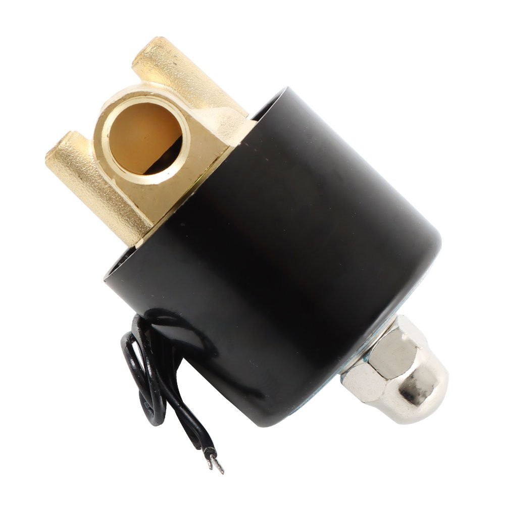 1/4 Inch Solenoid Valve Air Water DC DN8 N/C Gas Oil Normally Closed 12V