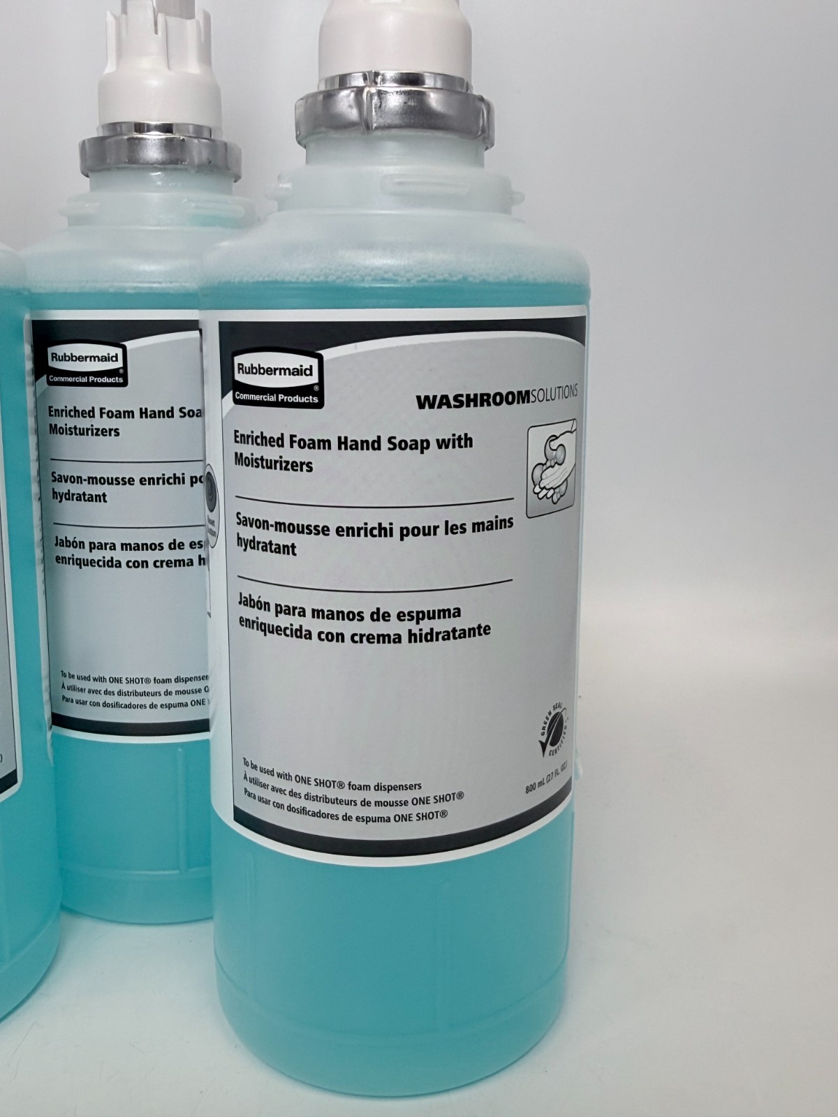 3PACK Rubbermaid Commercial Products Enriched Hand Soap Lotion Moisturizer 800ml