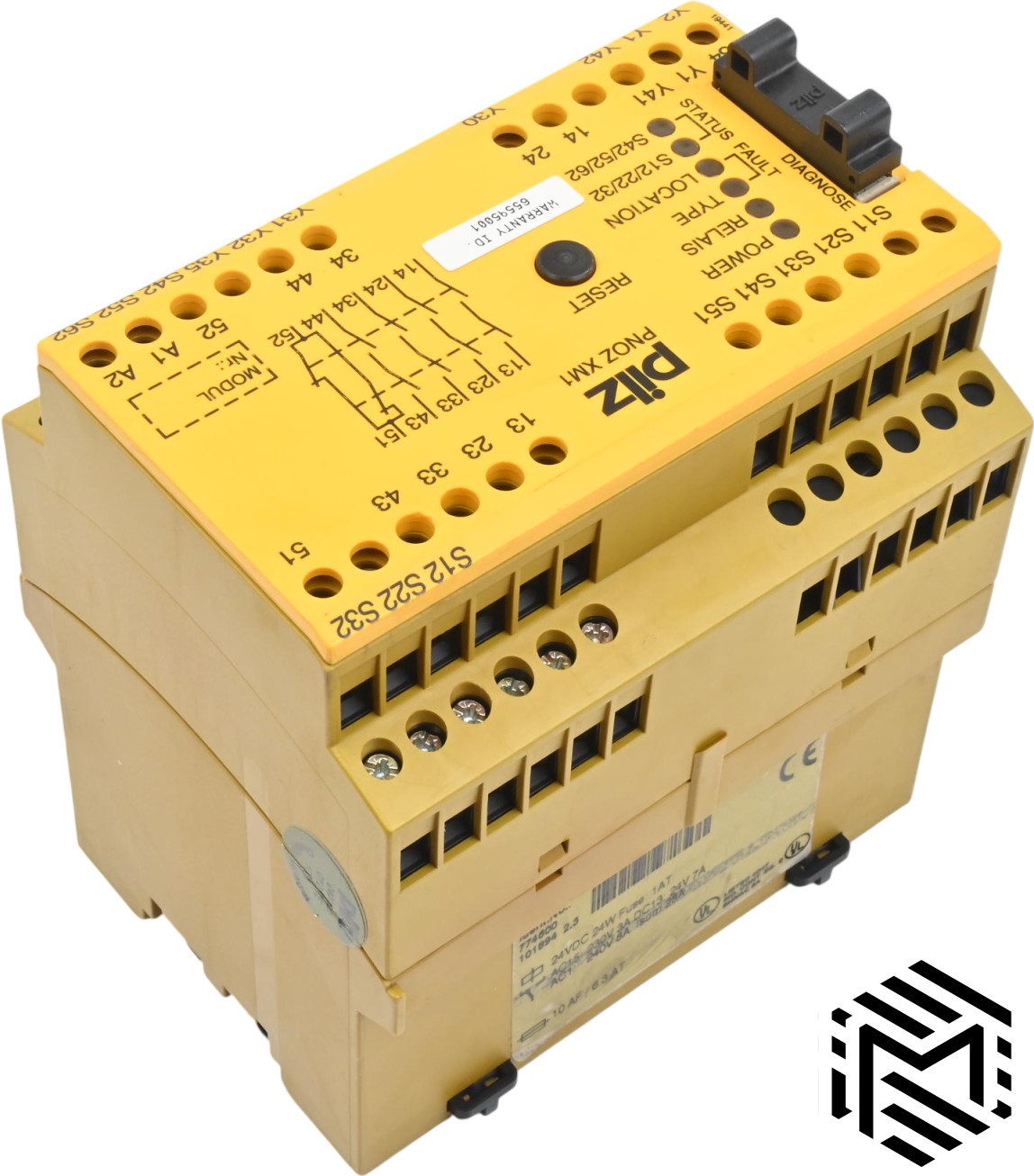 Pilz PNOZ XM1 Safety Controller Relay – 24VDC – 774600 – 4NO, 1NC, 2SO