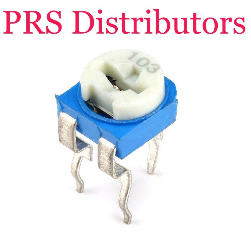50 Trimmers Potentiometers 100Ω to 1MΩ Adjustable Variable Resistors RM-065