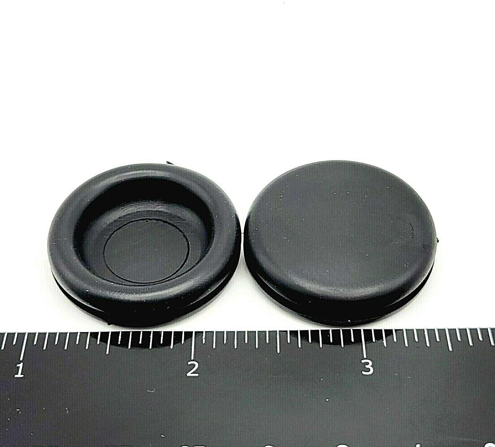 1″ Solid Rubber Grommet Plug without Hole for 1/16” Thick Materials Panel Plug