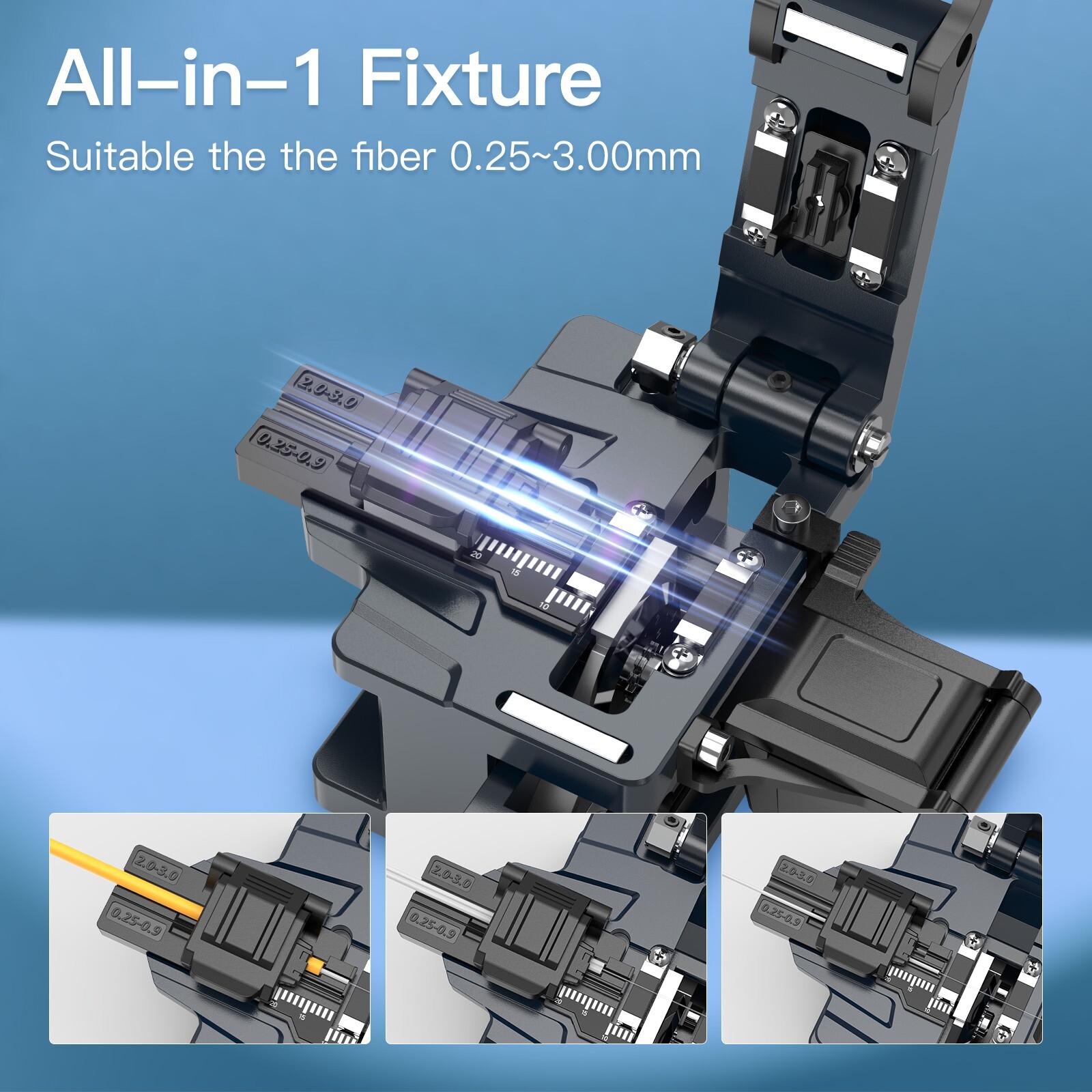 JILONG Fiber Cleaver KL-22F All-in-1 Fixture Cutter w/48000 Cleaves Blade Life