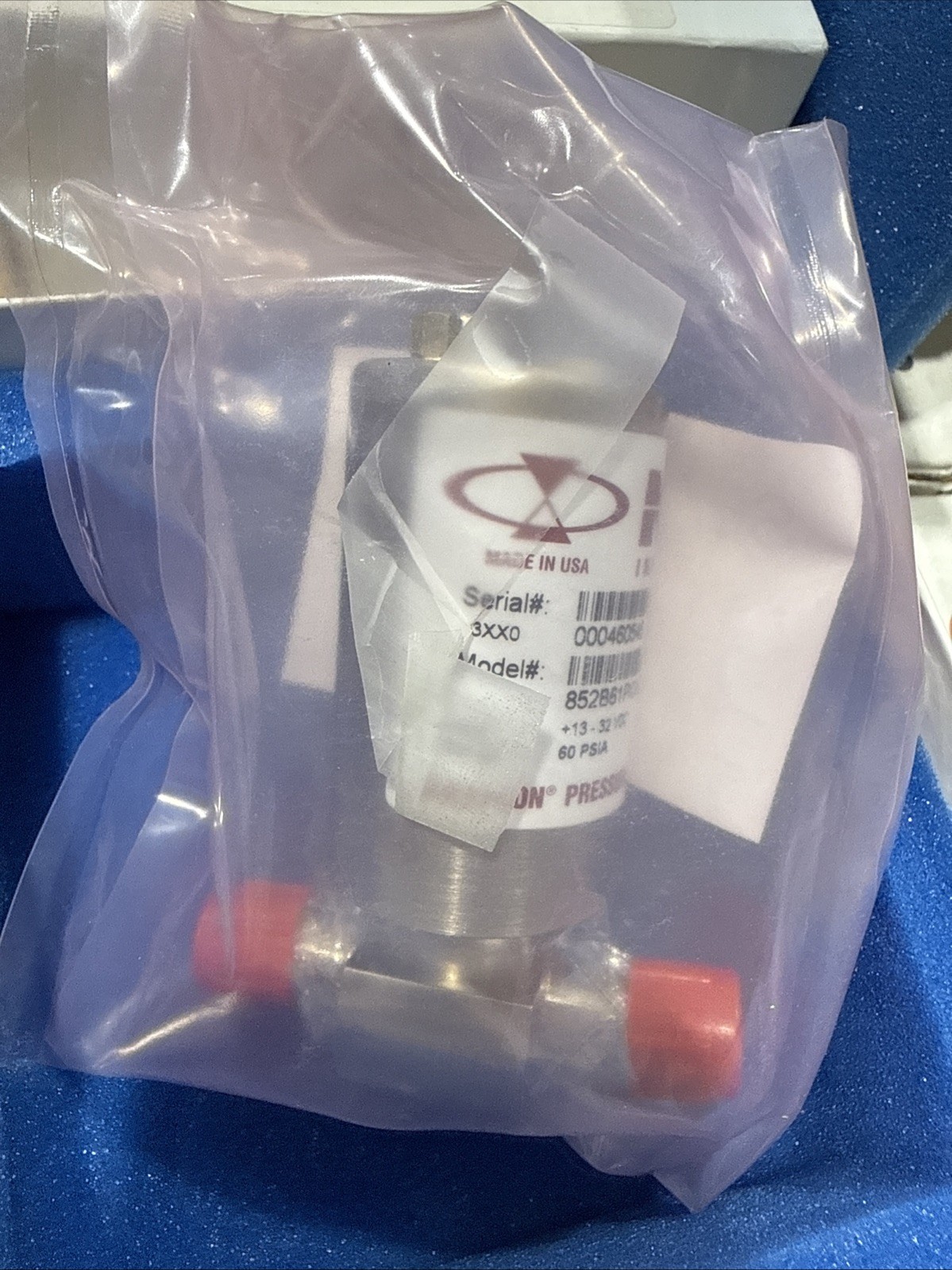 NEW SEALED* MKS 852B61PCA2GC BARATRON PRESSURE TRANSDUCER, 60 PSIA 1350-01083