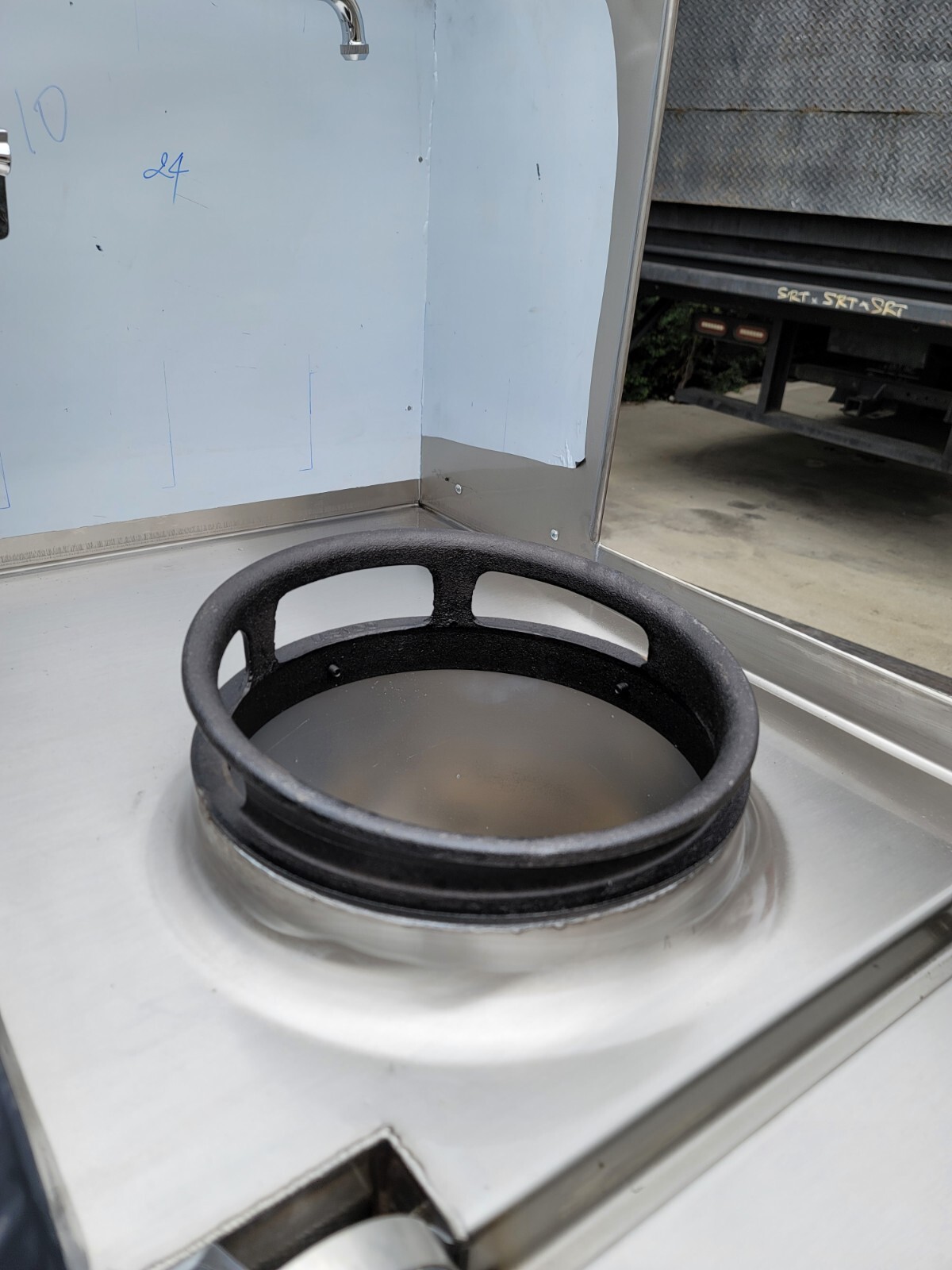 13″ Hole Cast Iron Ring Rim Replace Old Wok Ring for Chinese Wok Range