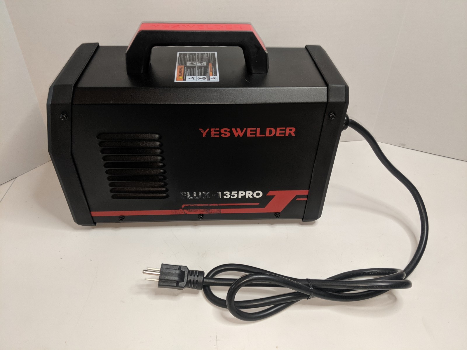 Yeswelder Flux-135 Pro Black Electric Corded Portable Welding Machine – Tested