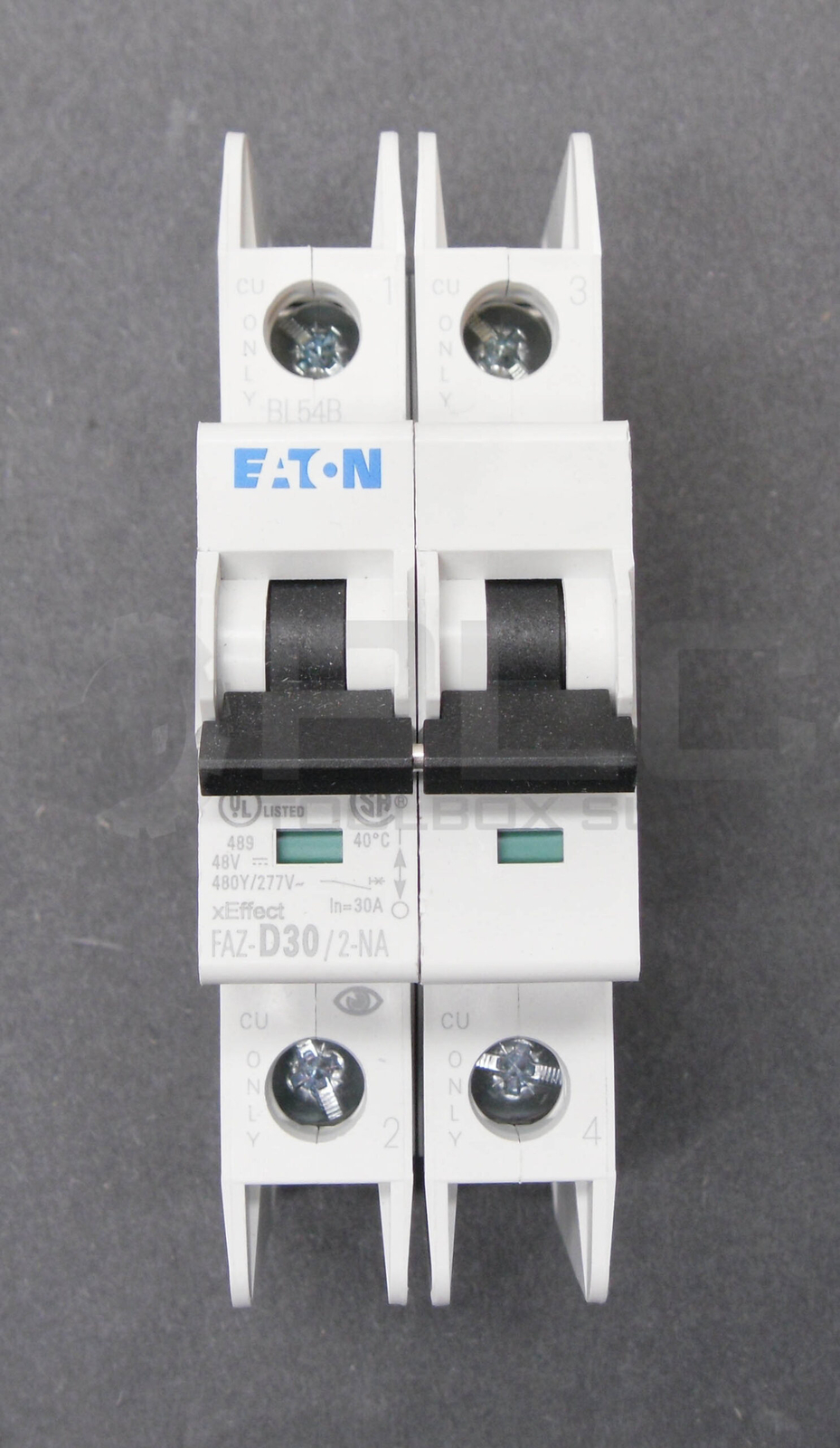 NEW EATON FAZ-D30/2-NA CIRCUIT BREAKER 30A 2 POLE 480V 102193
