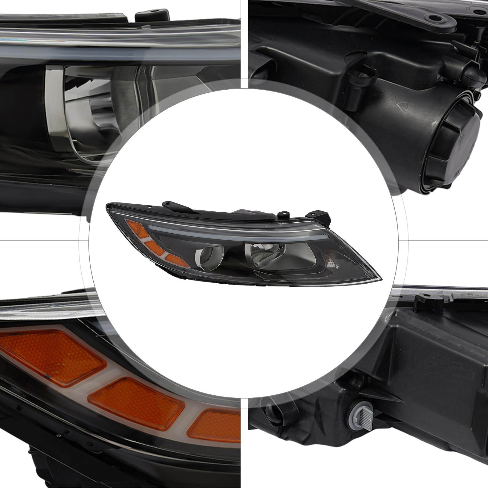 2014-2015 Kia Optima Right Passenger Halogen Headlight Assembly
