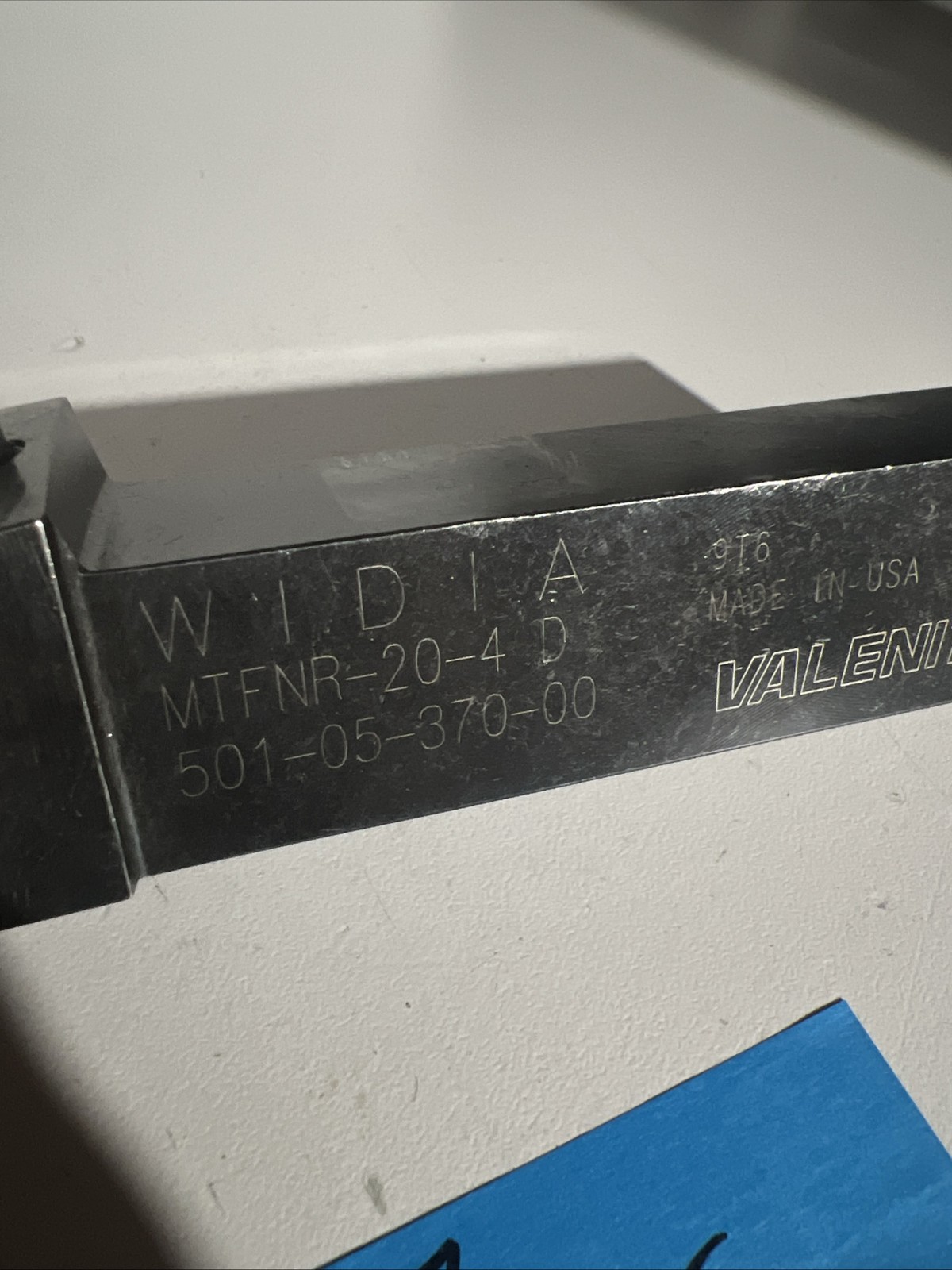 valenite MTFNR-20-4 D Indexible Carbide Lathe Toolholder 6”OAL 1.25 Shank