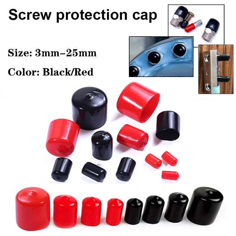 Rubber End Cap Protective Sleeve Cable Gland Plastic Plugs Holes Screw Caps ﻿