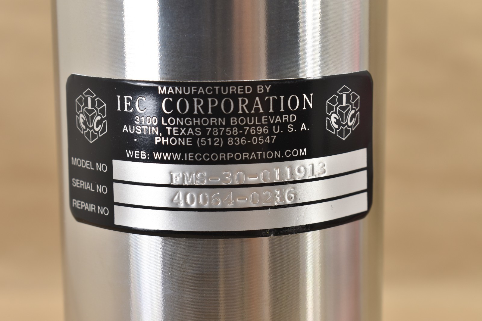 IEC Corporation FMS-30-011913, Stainless Steel Flange Mount Slip Ring, 1000 Vrms