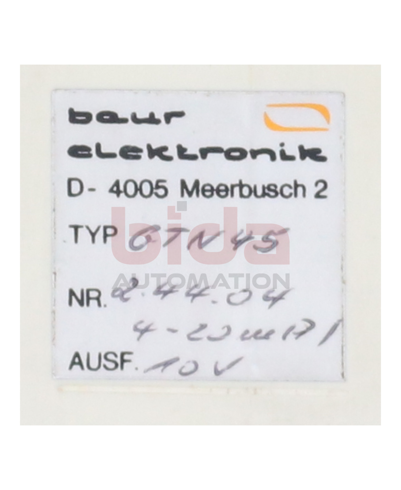 Baur Elektronik GTN 45