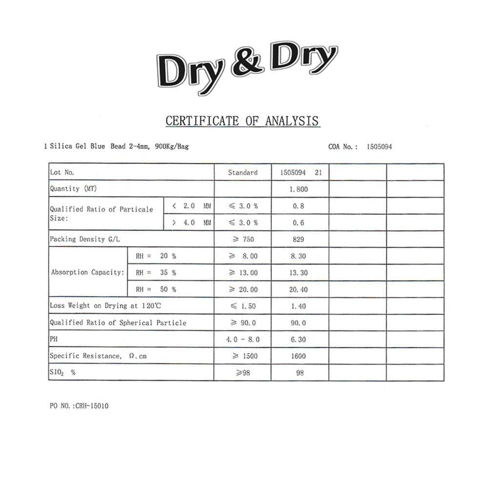 4 Gallon(30 LBS) «Dry & Dry» Premium Blue Indicating Silica Gel Desiccant Beads