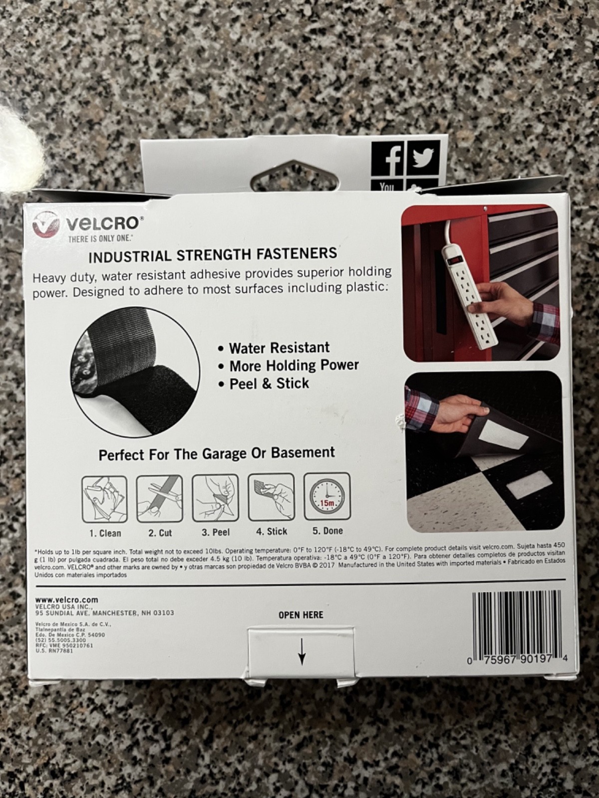 Velcro Industrial Strength | 15ft x 2 in
