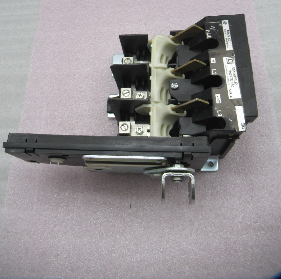 Square D 9422TDN60 Flange Mount Non-Fusible Disconnect Switch 60A 3-Pole 600VAC