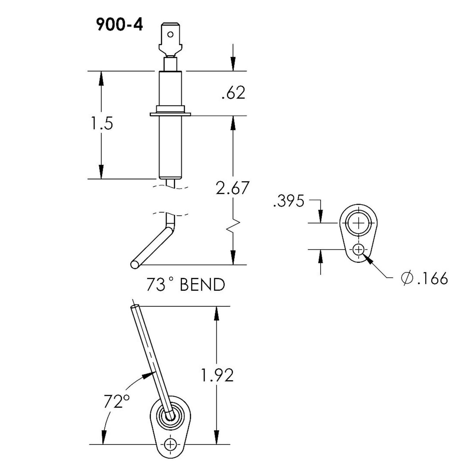 Duralight Furnace Flame Sensor Direct Replacement for Carrier Bryant Payne…