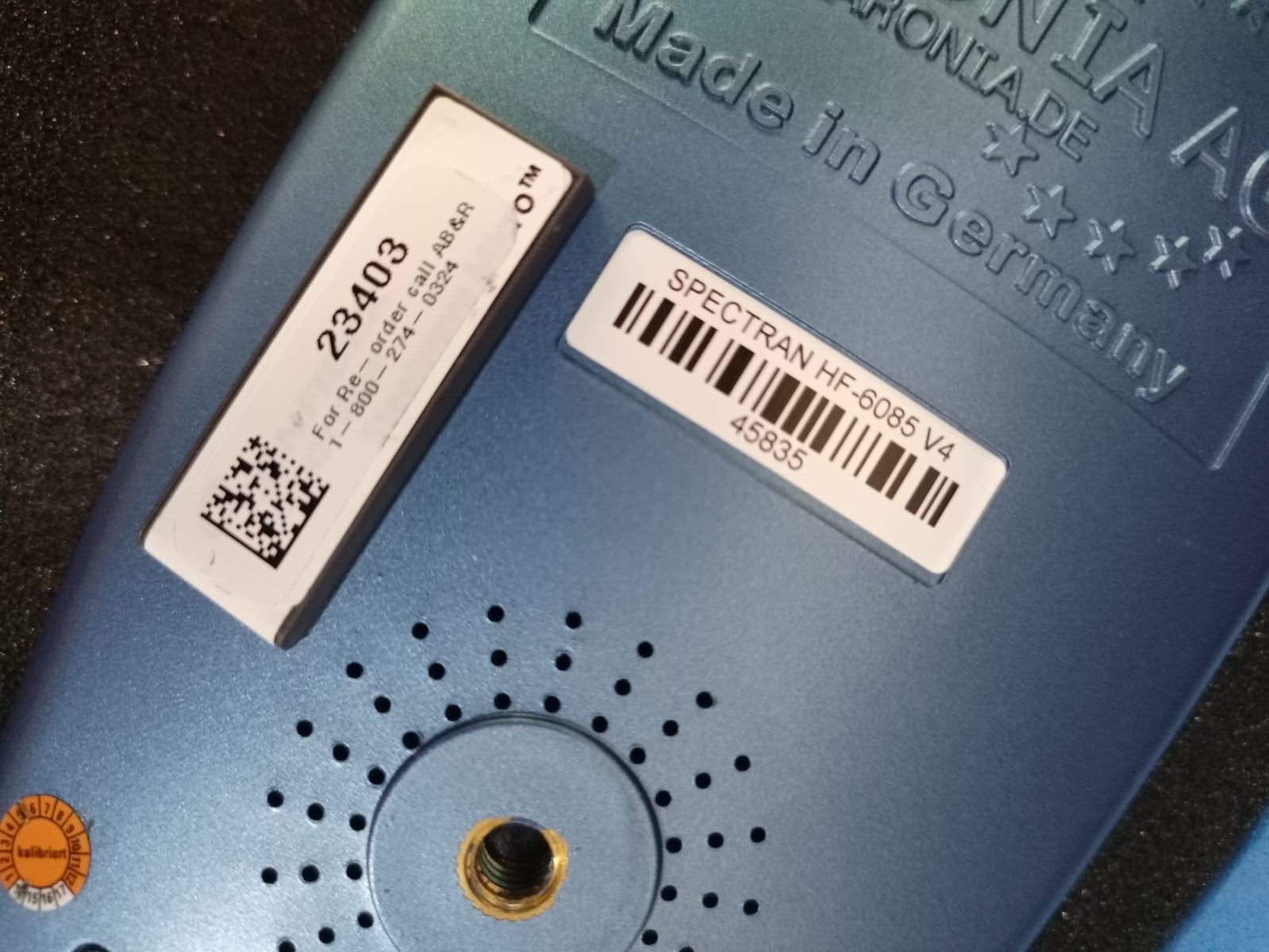 AARONIA AG SPECTRAN HF-6085 Spectrum Analyzer Need Battery